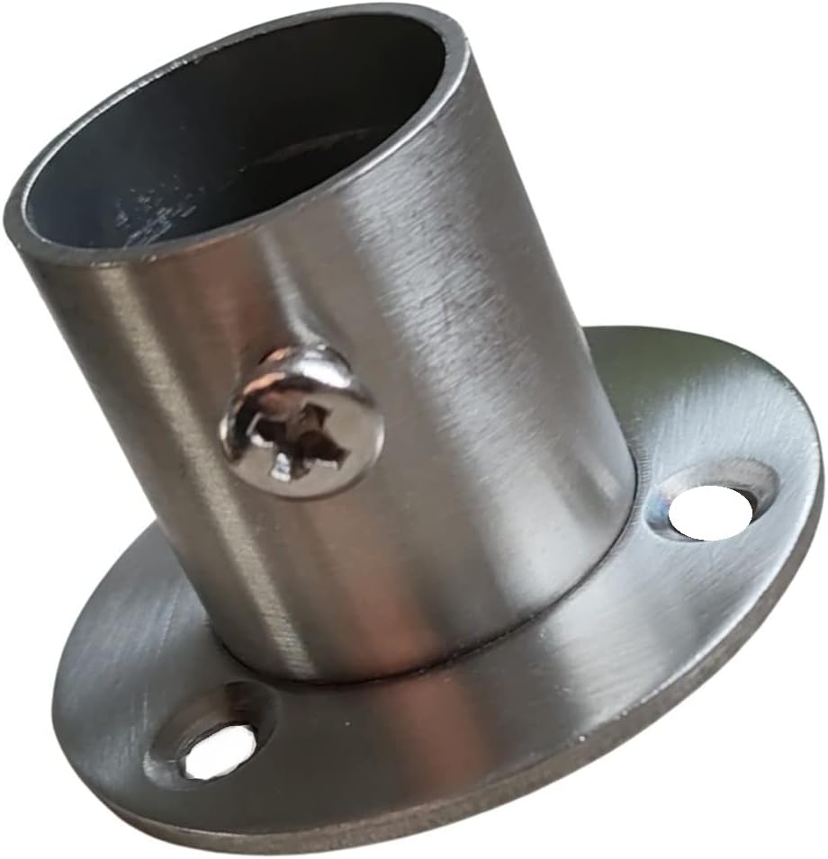 Flange Stainless Steel Flange Connection Wall Anchor Wall Flange Pipe Attachment Wall Floor 4 Pieces (22 Mm) image number 4