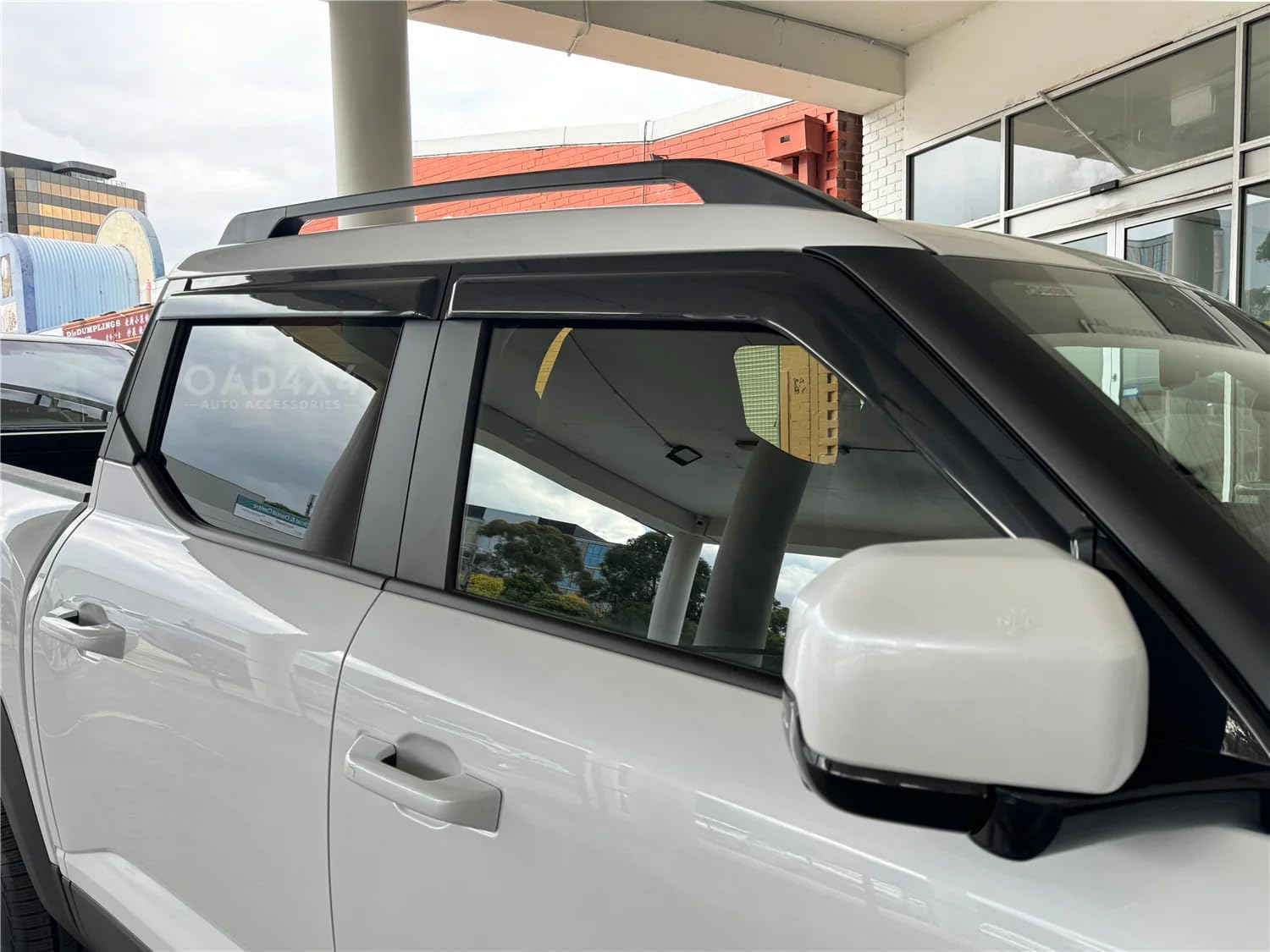 OAD4X4 Weathershields Compatible with BYD Shark 6 2025-Onwards, Weather Shields Window Visors Wind Deflectors Sun Rain Guard 4PCS Set