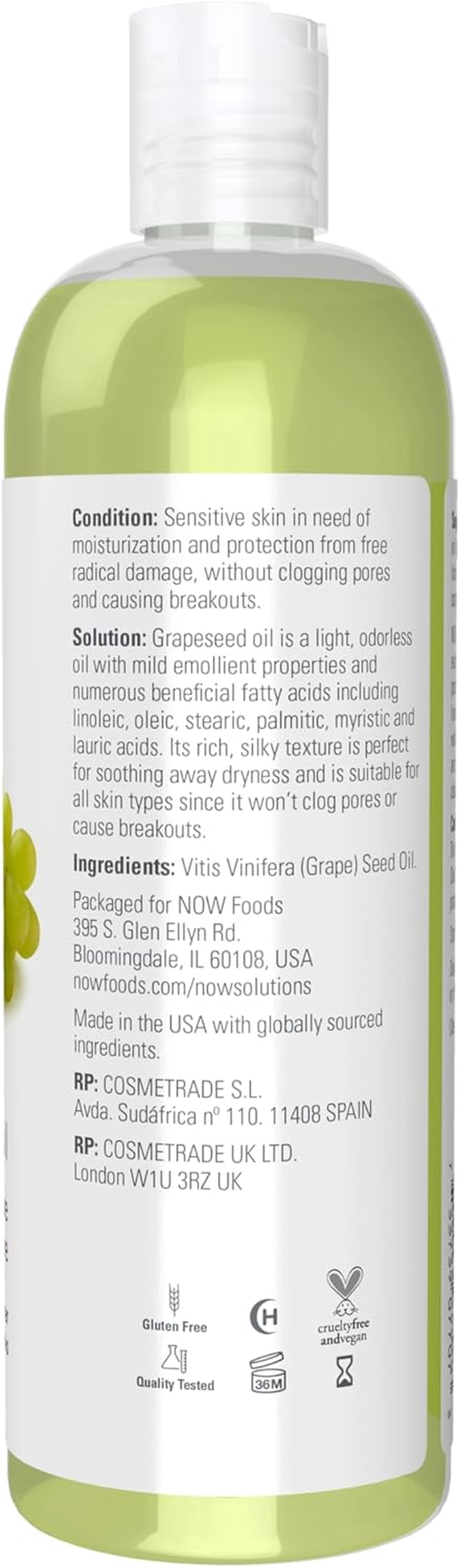 NOW Grape Seed Oil, 16-Ounce image number 6