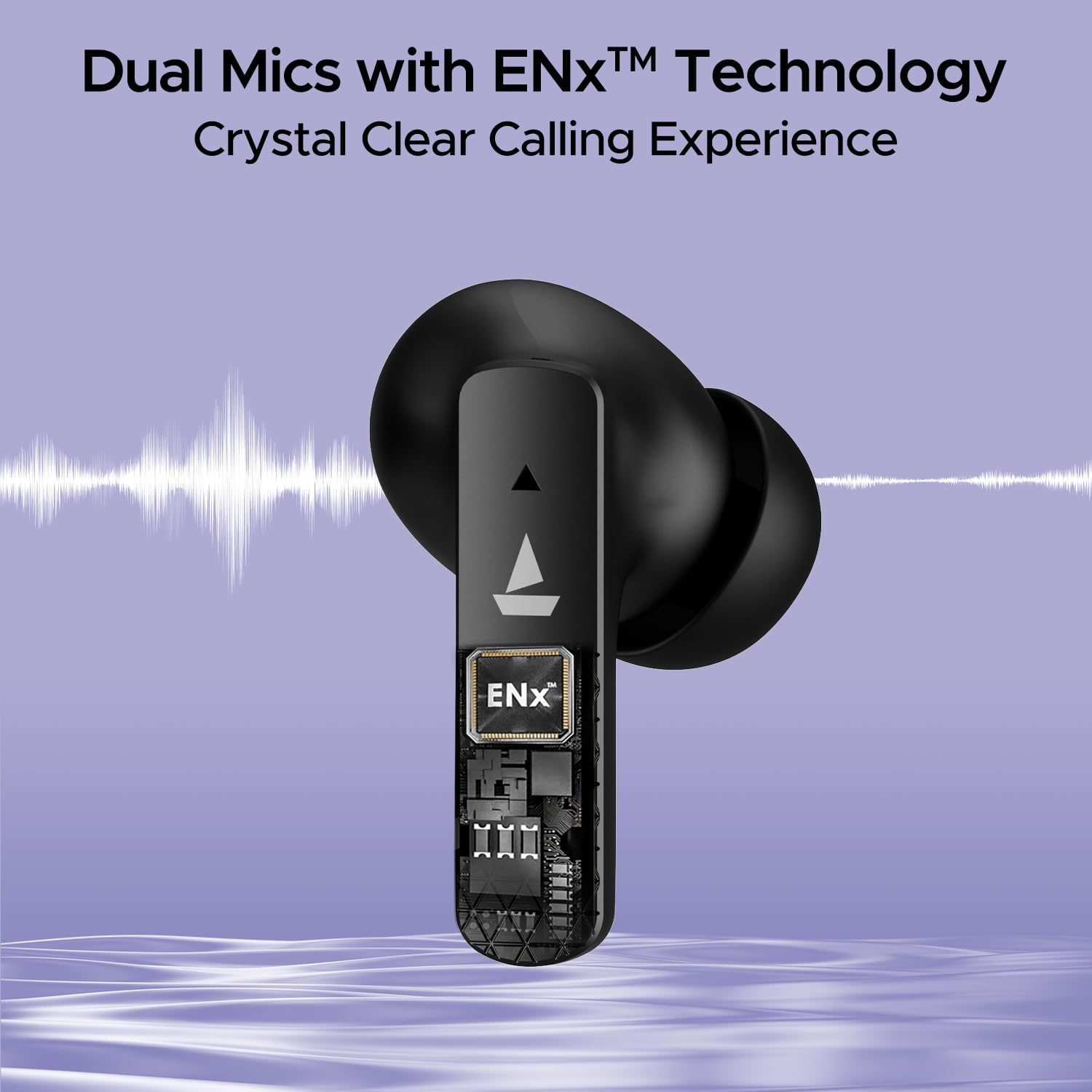 Boat Airdopes 91 45 Hour Battery, 50Ms Low Latency, Enx Technology, Fast Charge, IPX4, IWP Technology, V5.3 Bluetooth, TWS, Wireless with Microphone (Active Black) image number 1