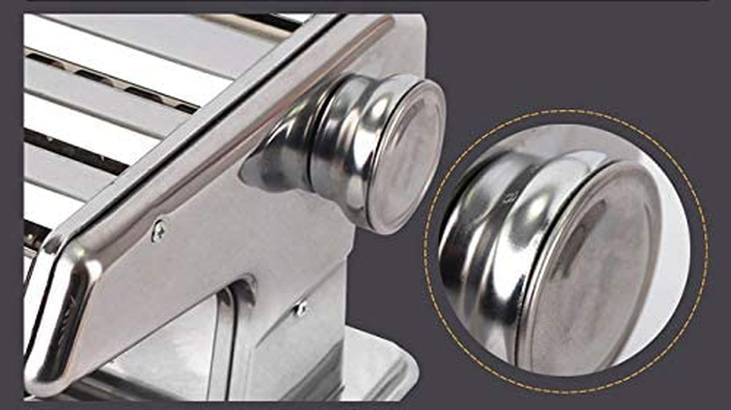 OZSTOCK&reg; Pasta Noodle Maker Machine Cutter for Fresh Spaghetti Thickness Settings image number 3