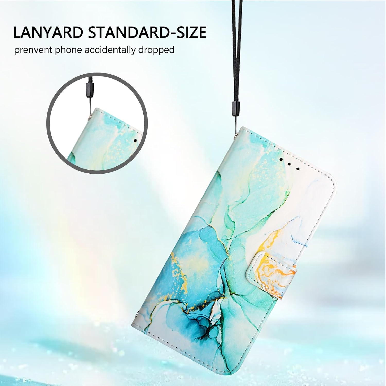 LEMAXELERS Case for Apple Iphone 16E Mobile Phone Case Foldable Leather Flip Case [Stand Function] [Card Slots] Cover Magnetic Wallet Protective Mobile Phone Case for Iphone 16E 2025, YB2 Green image number 2