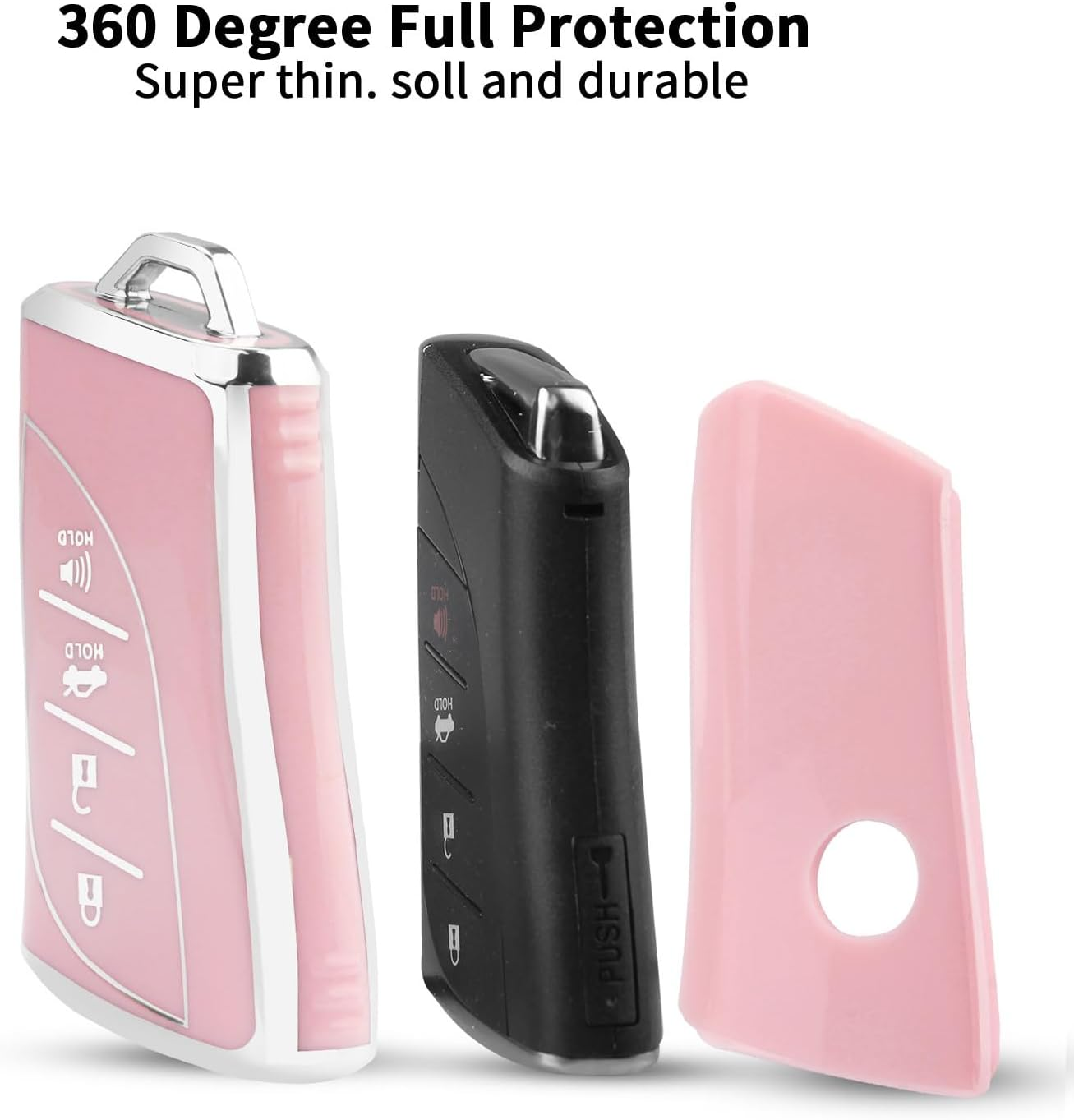 MILD EAST for Lexus Key Fob Cover Fit for 4 Buttons TPU Full Cover for Lexus ES350 Es300H UX200 LS500 LS500H LC500 Lc500H - Green image number 7