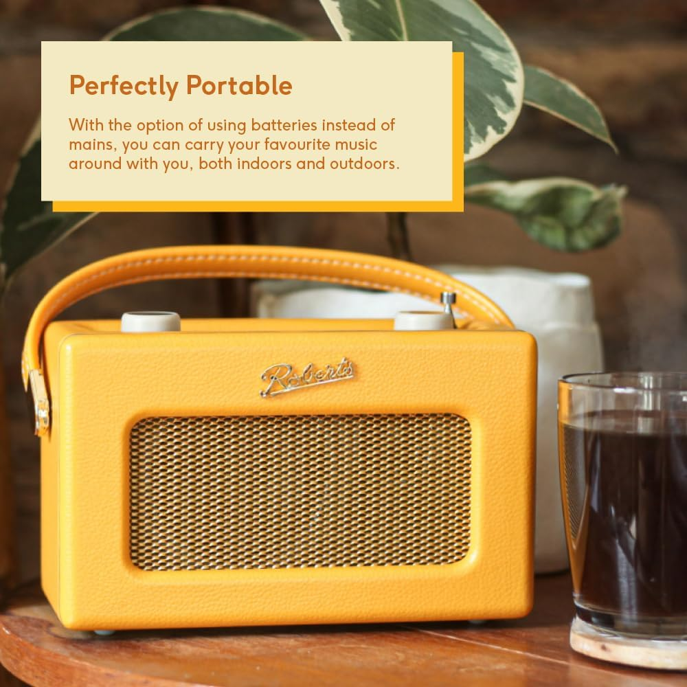 Roberts Revival Istream 3 DAB+/FM Internet Smart Radio with Bluetooth - Sunburst Yelllow - Sunburst Yellow image number 2
