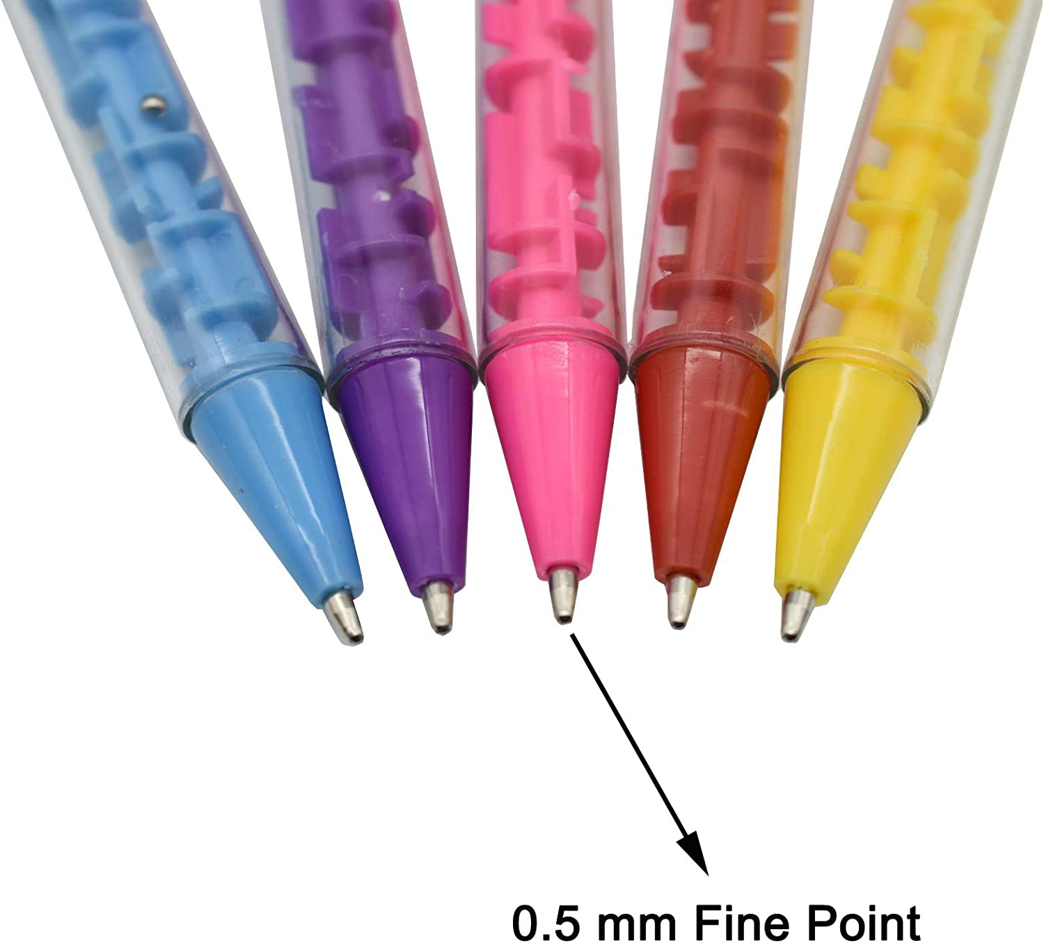 Maydahui 15PCS Maze Puzzle Shape Ballpoint Pen Novelty Pens Blue Ink for School Student image number 4