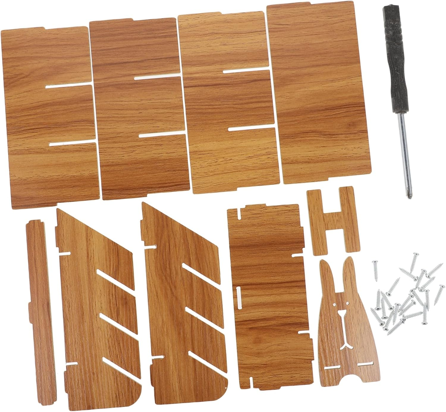 COHEALI Creative Pen Holder Storage Box Wooden Pen Case Multi-Grid Design for Desktop Pencil Box Organization in Office Home Study Large Capacity for Easy Access and Accessories image number 6