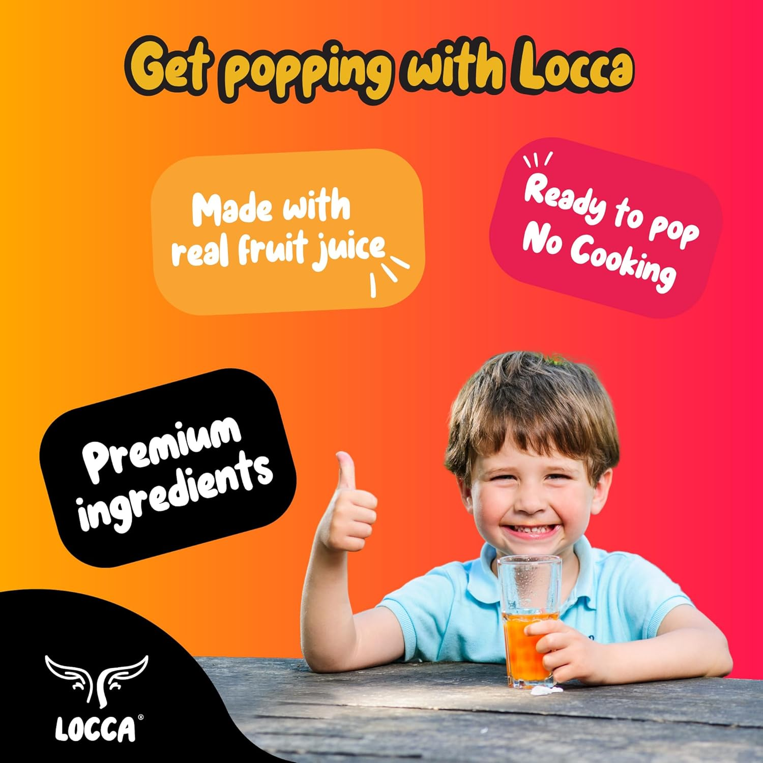 Locca - Bubble Tea Pearls - Popping Boba Pearls - Instant Tapioca Pearls for Bubble Tea Kit - 4 Pack - Mango -Blueberry | Blueberry - Lychee - Strawberry- 490G image number 3