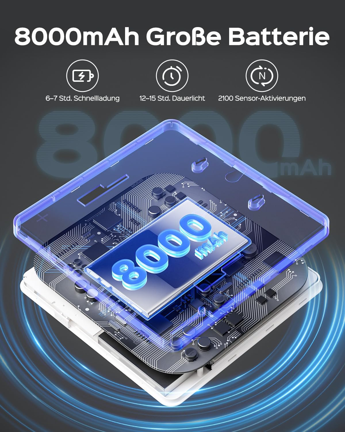 JACKYLED LED Battery Ceiling Light image number 4