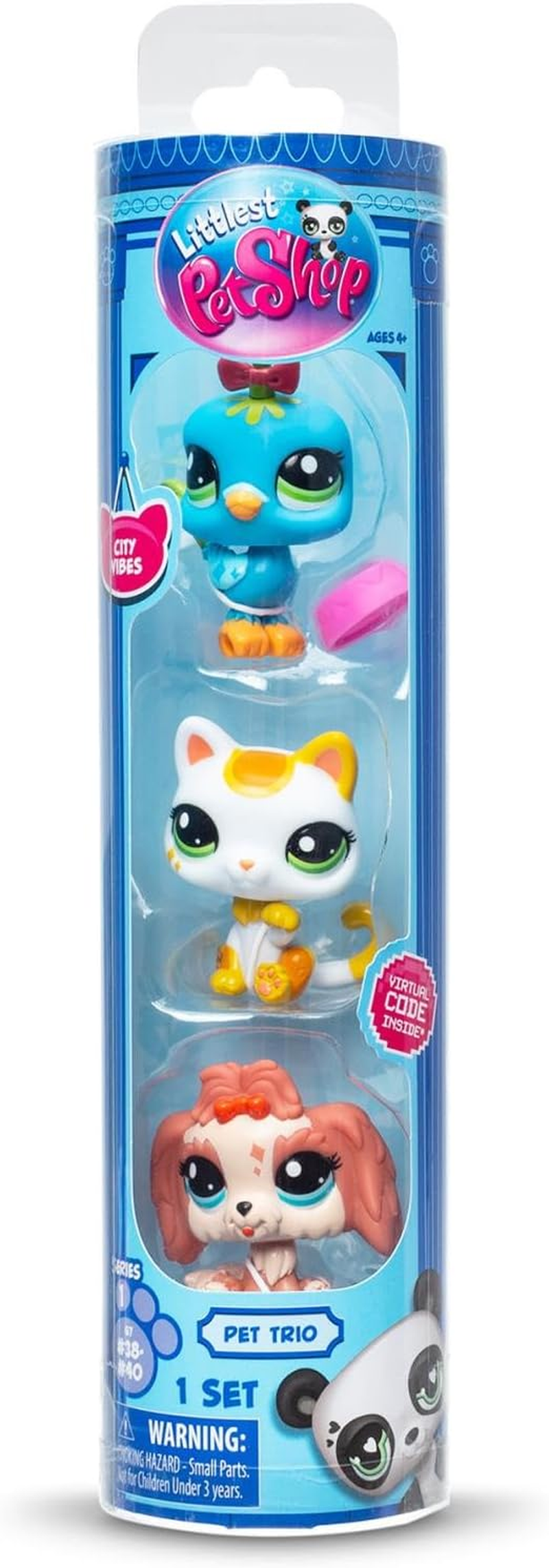 Littlest Pet Shop Wild Vibes Trio in Tube Toy Figures 3-Piece Set image number 4