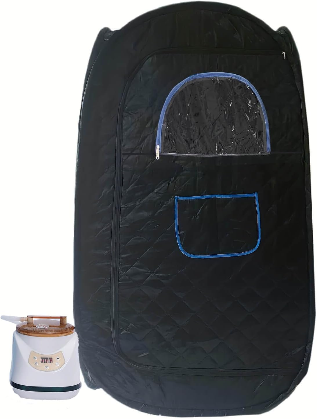 Portable Sauna Indoor Relax Steam Sauna Room One Person Sauna Home Household 220V 2.8L 1500W AU Plug Black image number 6