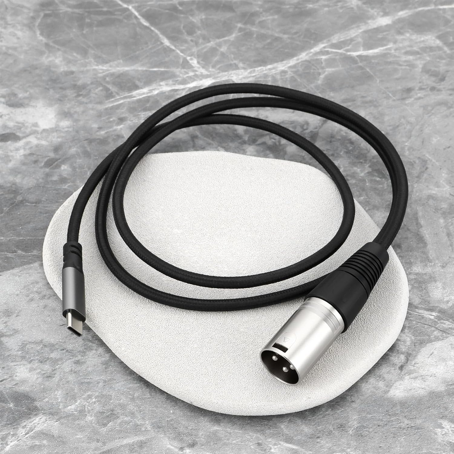 LT Easiyl USB C to XLR Male Output Cable 16BIT/44.1KHZ for Amplifier Speaker Mixer Console (1M) image number 3