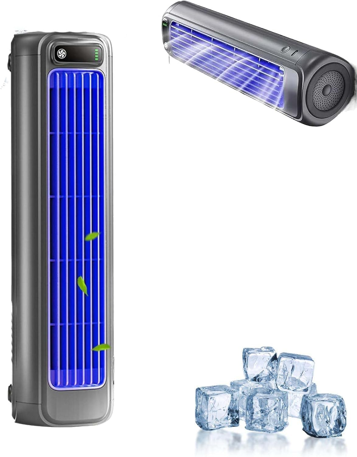 Portable Fan | 3-Speed Cooling for Bedroom, Office | 12H Runtime, 4.5H Charge, Wall-Mount/Standing | Personal Air Cooler image number 5