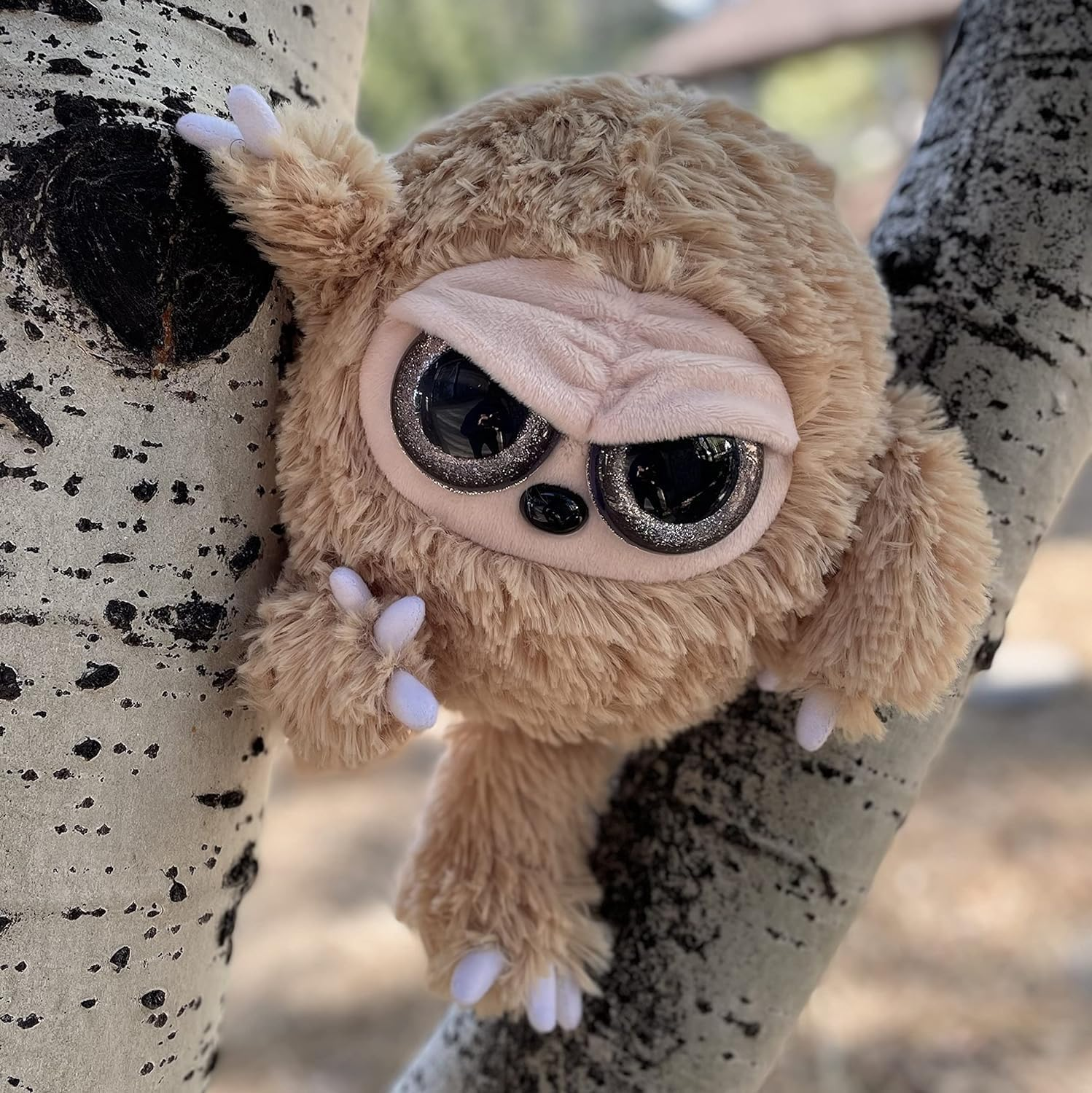 Grumpy Baby Sloth - Adorable Super Soft Plush Stuffed Animal Toy Doll (Glitter Eyes) - Large 12 Inch - Unique Toys for Kids and Adults image number 5