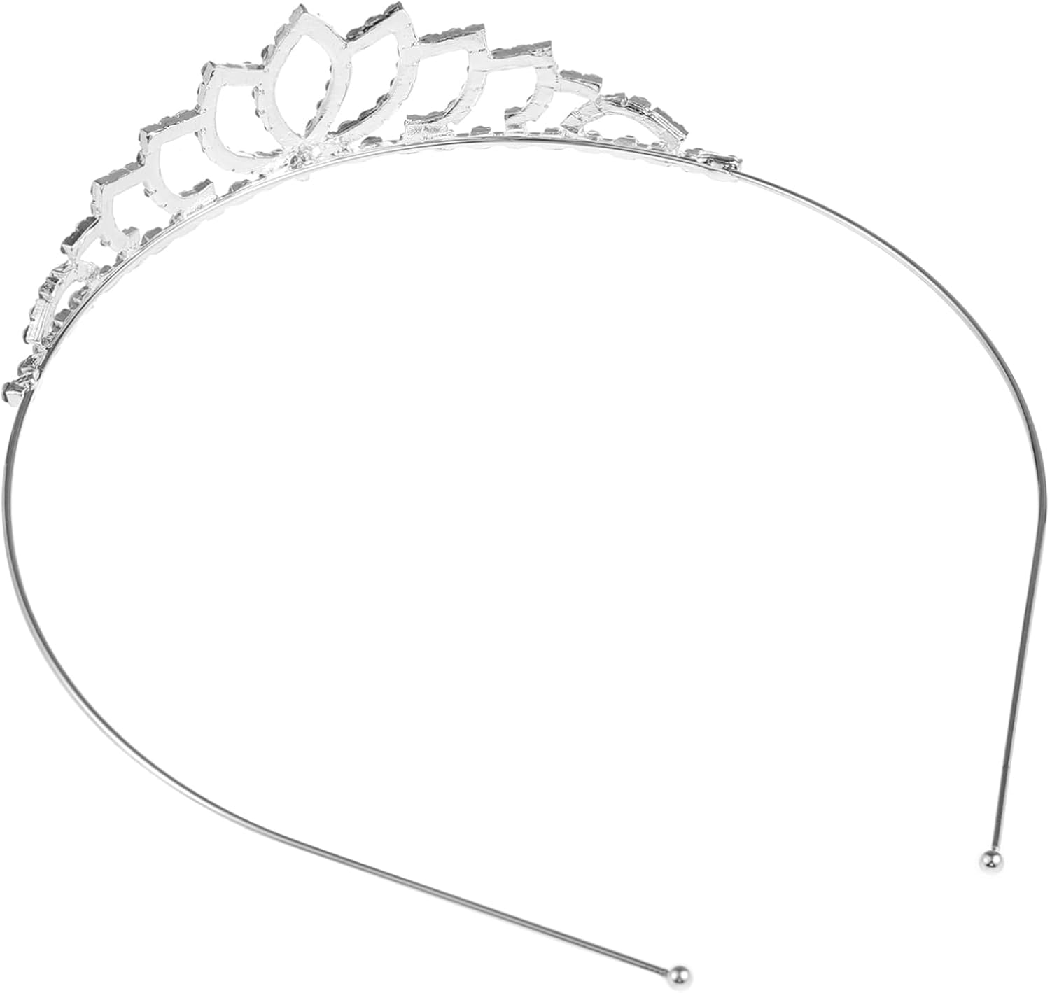 Rhinestone Bridal Hairband Tiara for Women and Cartoon Design Hair Clip Suitable for Weddings Engagements and Parties Elegant Material with Look