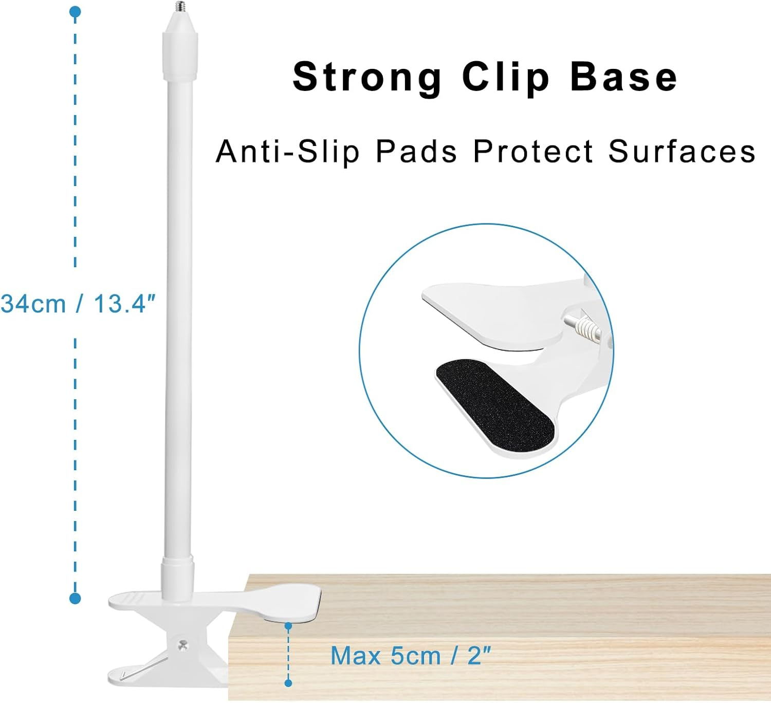 Vikobess Flexible Baby Monitor Mount, Universal Crib Baby Camera Holder Compatible with Infant Optics DXR-8 / DXR-8 Pro, Owlet Cam/Cam 2 / Duo 2, Nanit Pro, Arlo, Hellobaby, Motorola, Vtech & More image number 6