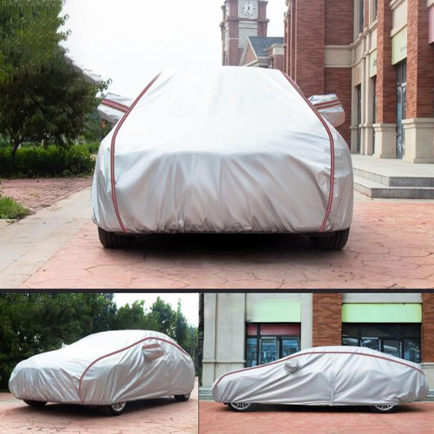 Car Cover Compatible with Alfa Romeo Brera, Outdoor Full Car Cover Breathable and Dustproof Windproof, Soft Lining, Car Cover for Automobiles Protection Vehicle Cover Auto Cover Full Exterior Covers
