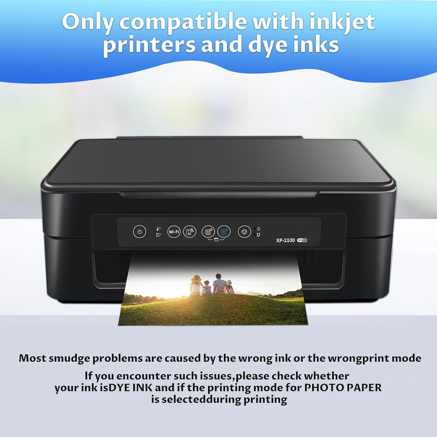 Printable Magnetic Sheets 8.5X11 Inches, 15 Sheets Glossy Print Paper Non-Adhesive Backing, 12Mil Thickness for Inkjet Printers DIY Flexible Magnet Photos image number 1