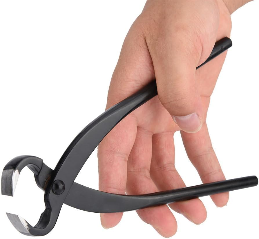 Bonsai Root Cutter, 205Mm Professional Grade Manganese Steel Alloy Concave Bonsai Tree Cutter Tool with Ergonomic Handle, Multipurpose Gardening Tool for Branch and Roots image number 3