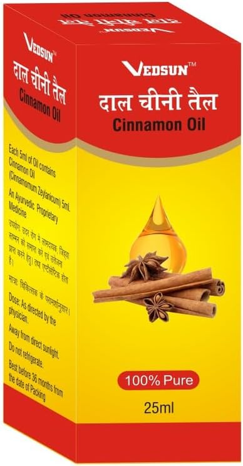 Vedsun Cinnamon Dalchini Oil 25Ml Pack of 3 image number 1