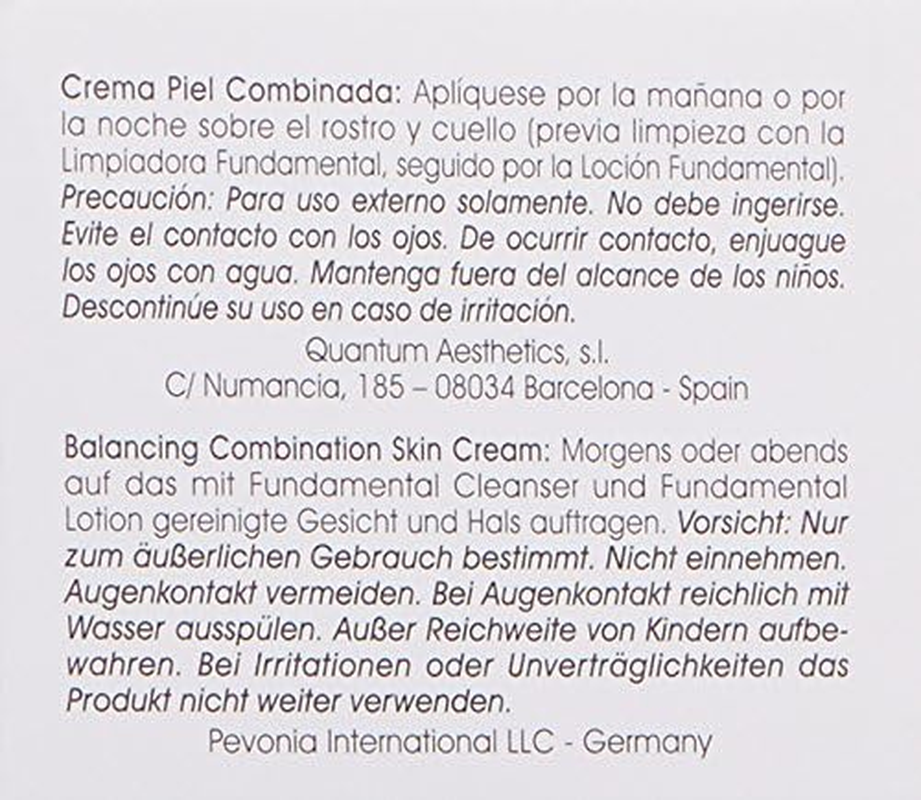 Pevonia Balancing Combination Skin Cream, 1.7 Ounce image number 1