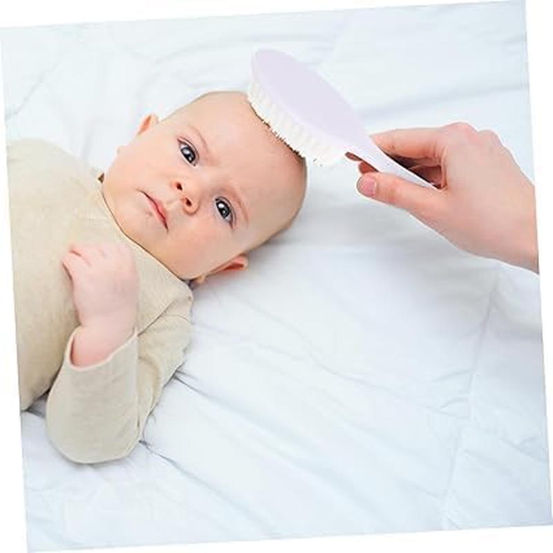 1 Pcs Baby Brush and Comb Set for Newborns - Soft Bristles Scalp Massager, Gentle Hair Comb for Baby Grooming & Washing, Safe Baby Hair Care Kit image number 3