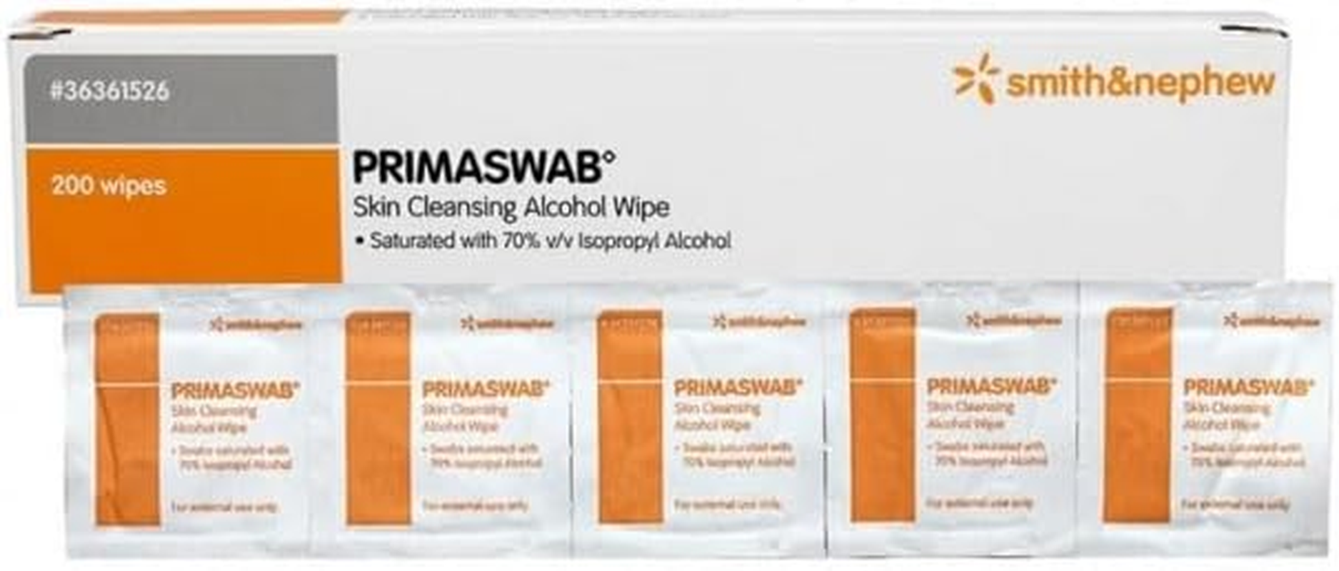 Alcohol 200-Wipes, (Pack of 2)