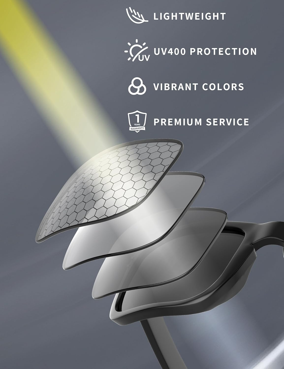 Ploarized Replacement Lenses for Oakley Catalyst OO9272 Sunglasses - 2 Pairs, Black + Ice Blue image number 6