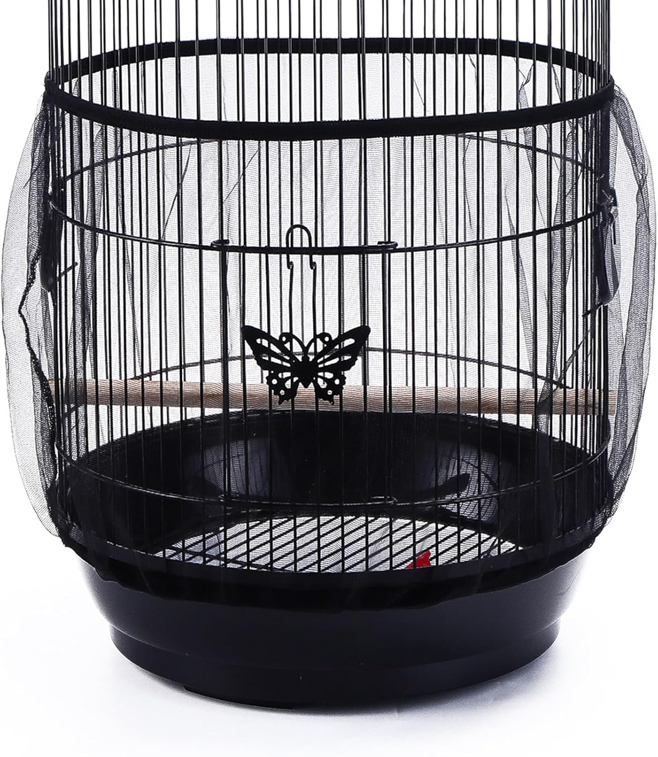 AMYXIYUAN Bird Cage Cover Large Dustproof Mesh Net Nylon Parrot Cage Skirt for Parrots, Parakeets, Macaws image number 6