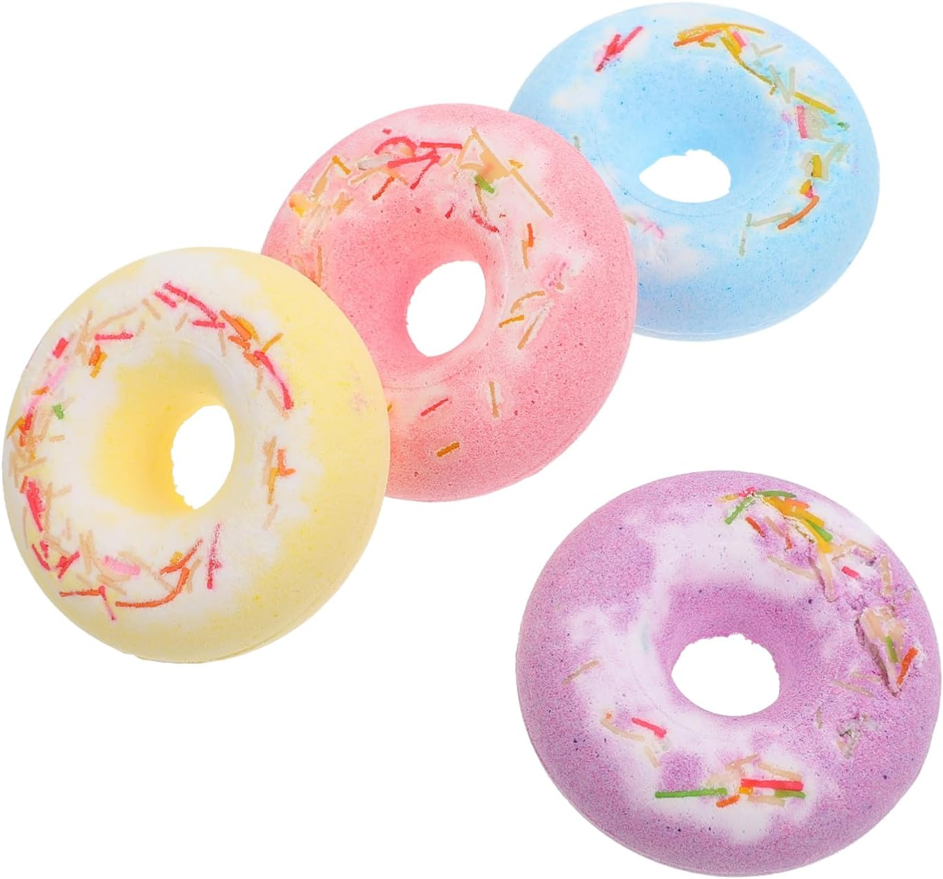 HAPINARY 4Pcs Adorable Bath Salt Balls Spa Bombs for Nourishing Skin Relaxation and Aromatherapy for Home Travel and Hotel Use Random Color image number 3