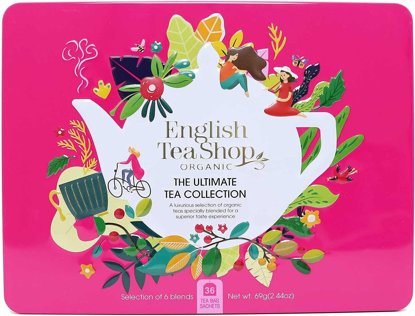 English Tea Shop English Tea Shop Gift Pack the Ultimate Tea Collection Pink 36 Sachets, 36 Pieces (U058144) image number 2