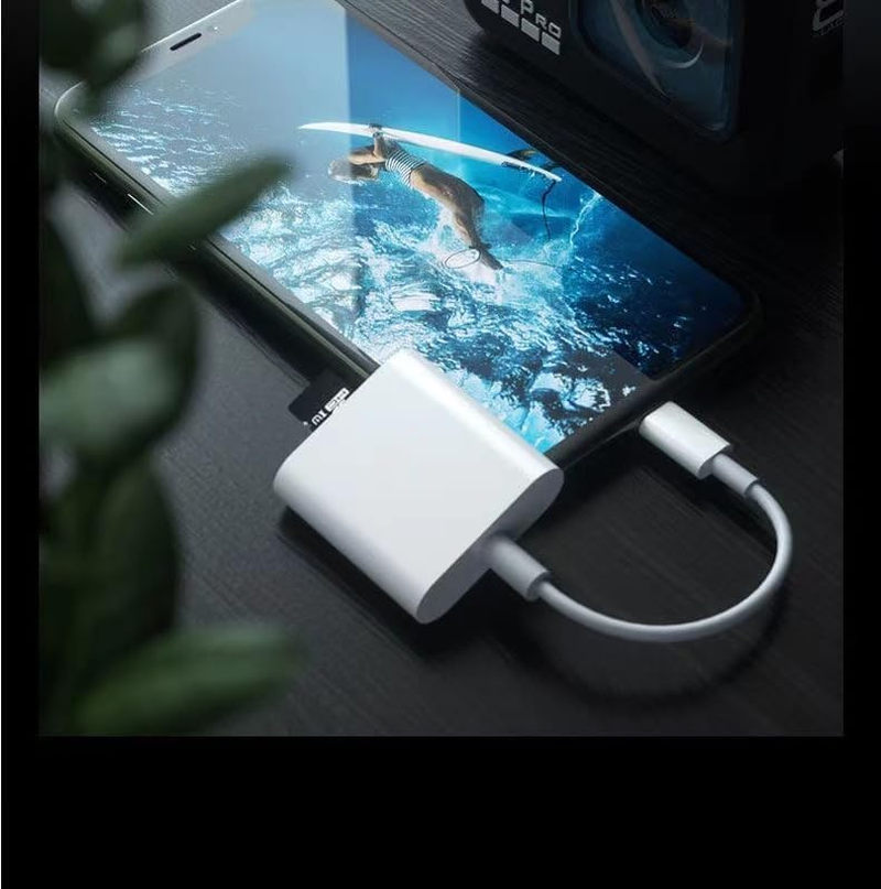 SD Card Reader for Android, Micro SD Card to USB Adapter, USB C SD Card Reader for Camera Memory Card Reader image number 2