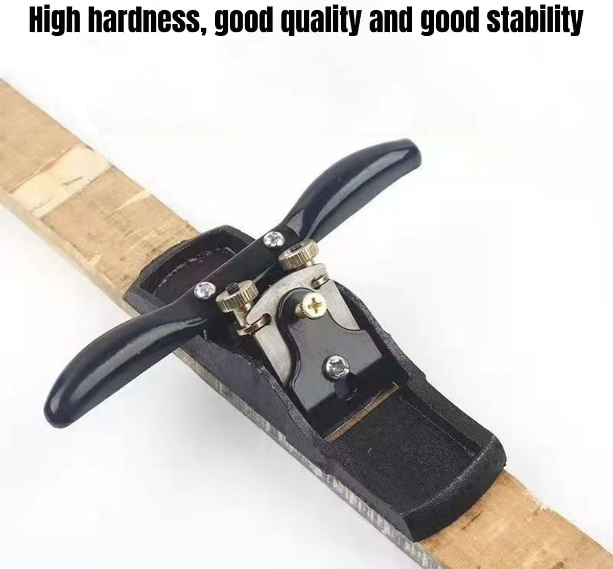 AIMALL Mini Cast Iron Wood Planer - Handheld 6.69 Inch Manual Trimming Planer with 2.28 Inch Blade, Small Flat Planer for Woodworking image number 6