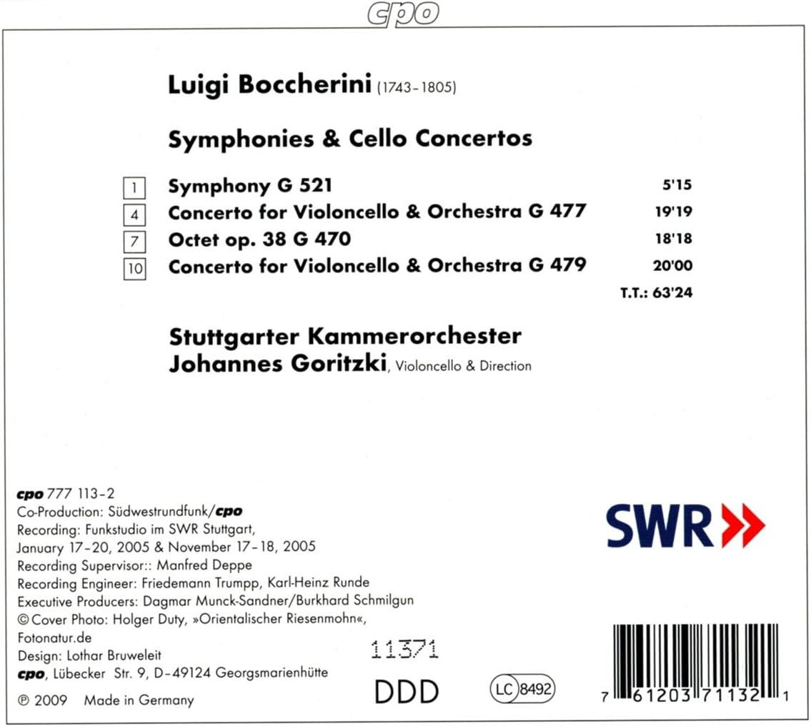 Symphonies Cello Concertos image number 1