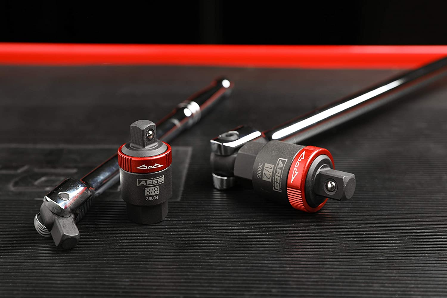 ARES 36004-3/8-Inch Drive Ratcheting Breaker Bar Adapter - Converts Breaker Bar or Sliding T-Handle into Ratchet - Reversible Ratcheting Mechanism with Anodized Switch Collar image number 3