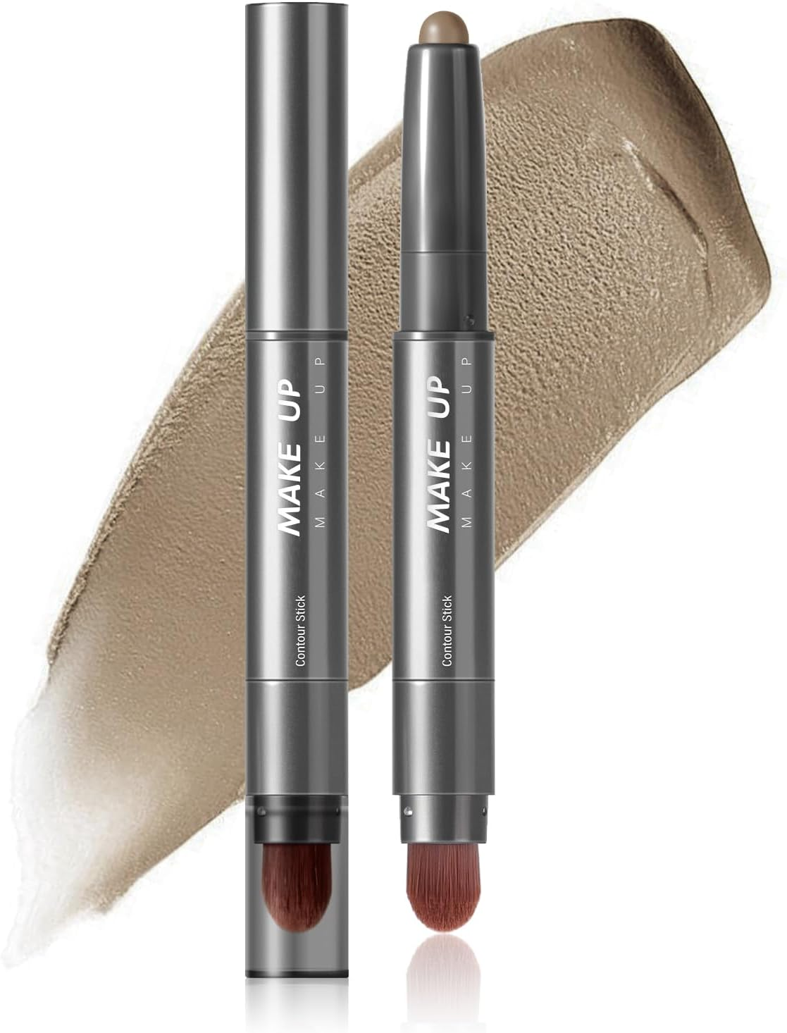 DAGEDA Cool Toned Contour Stick,Cream Contour Makeup with Brush,Lightweight, Blendable, Longlasting Creamy Bronzer Stick, Matte Finish Natural Face Contouring Makeup