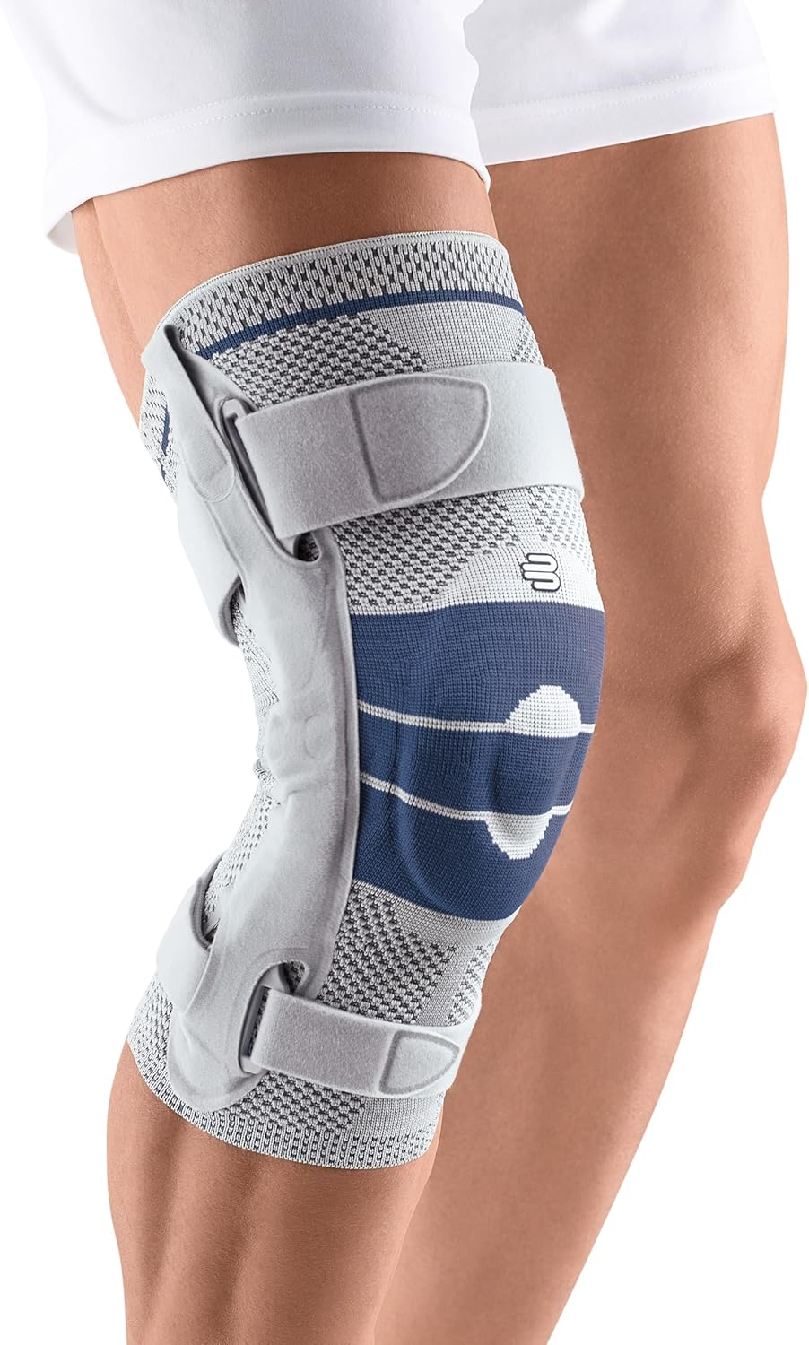 Bauerfeind - Genutrain S - Knee Support - Extra Stability to Keep the Knee in Proper Position - Left Knee - Size 5 - Color Titanium image number 2