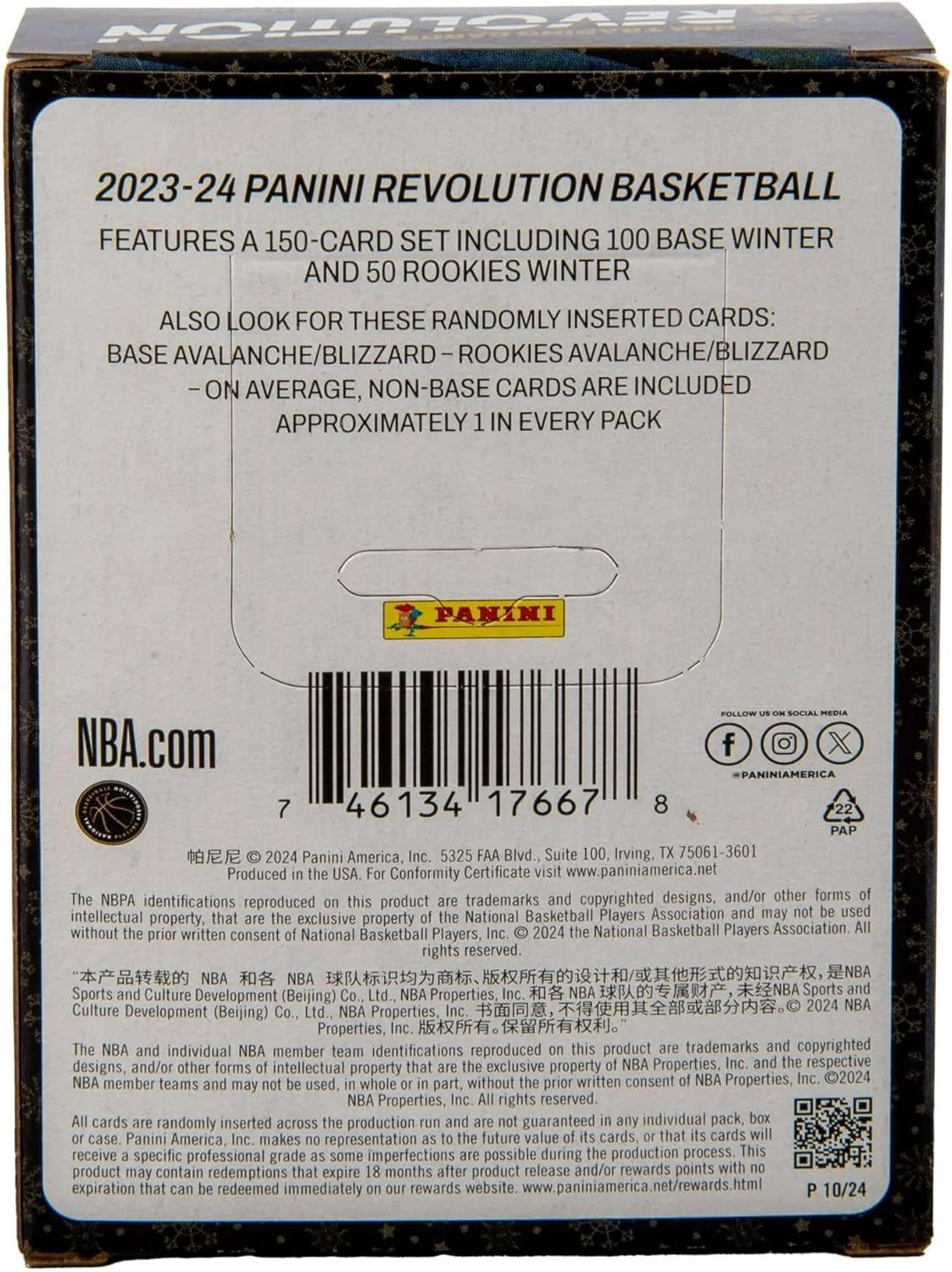 2023-24 Panini Revolution Basketball Trading Cards Tin image number 5