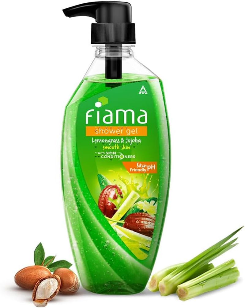 Fiama Lemongrass and Jojoba Clear Springs Shower Gel, 500Ml image number 4