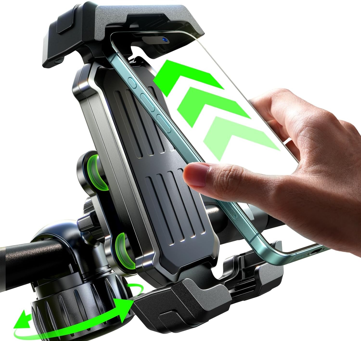 LISEN Ebike Phone Holder,Black image number 3