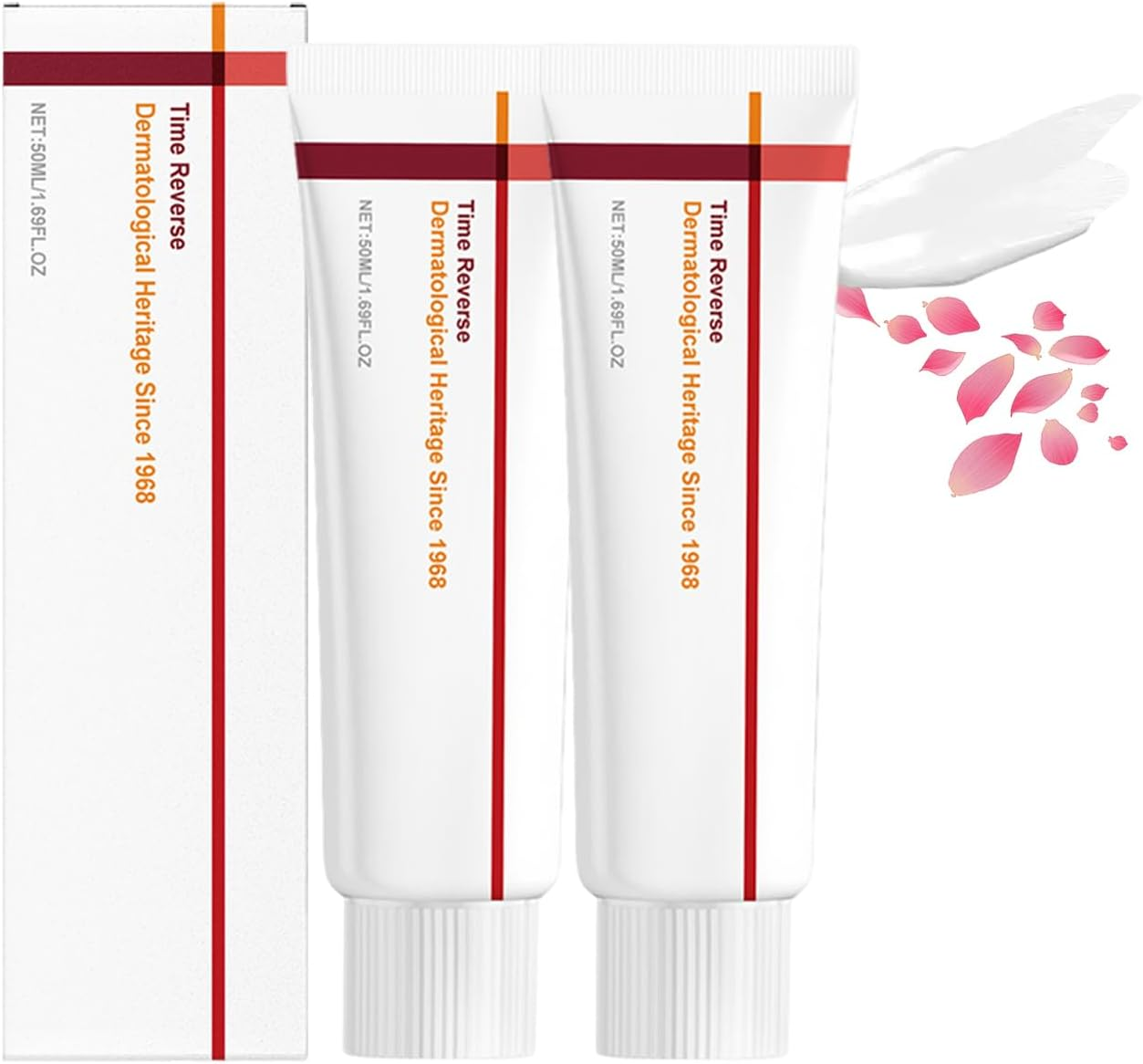 Cream Time Reverse- Advanced Fast-Absorbing & Nourishing, Firming & Hydrating Moisturizer to Repair Skin Barrier, Retinol Cream for Face Wrinkles, Enhances Skin Elasticity, for All (2PCS)