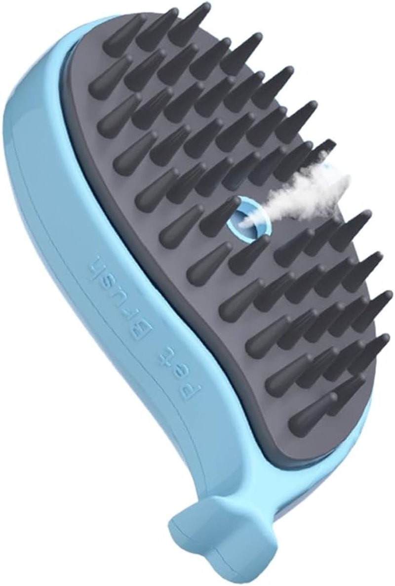 Cat Brush with Steam Cat Brush - 3-In-1 Steam Brush Cat with Spray Cat Brush with Water, Cat Massage Brush, Grooming Eliminate Flying Hair for Cats and Dogs, with USB Charging Cable image number 2