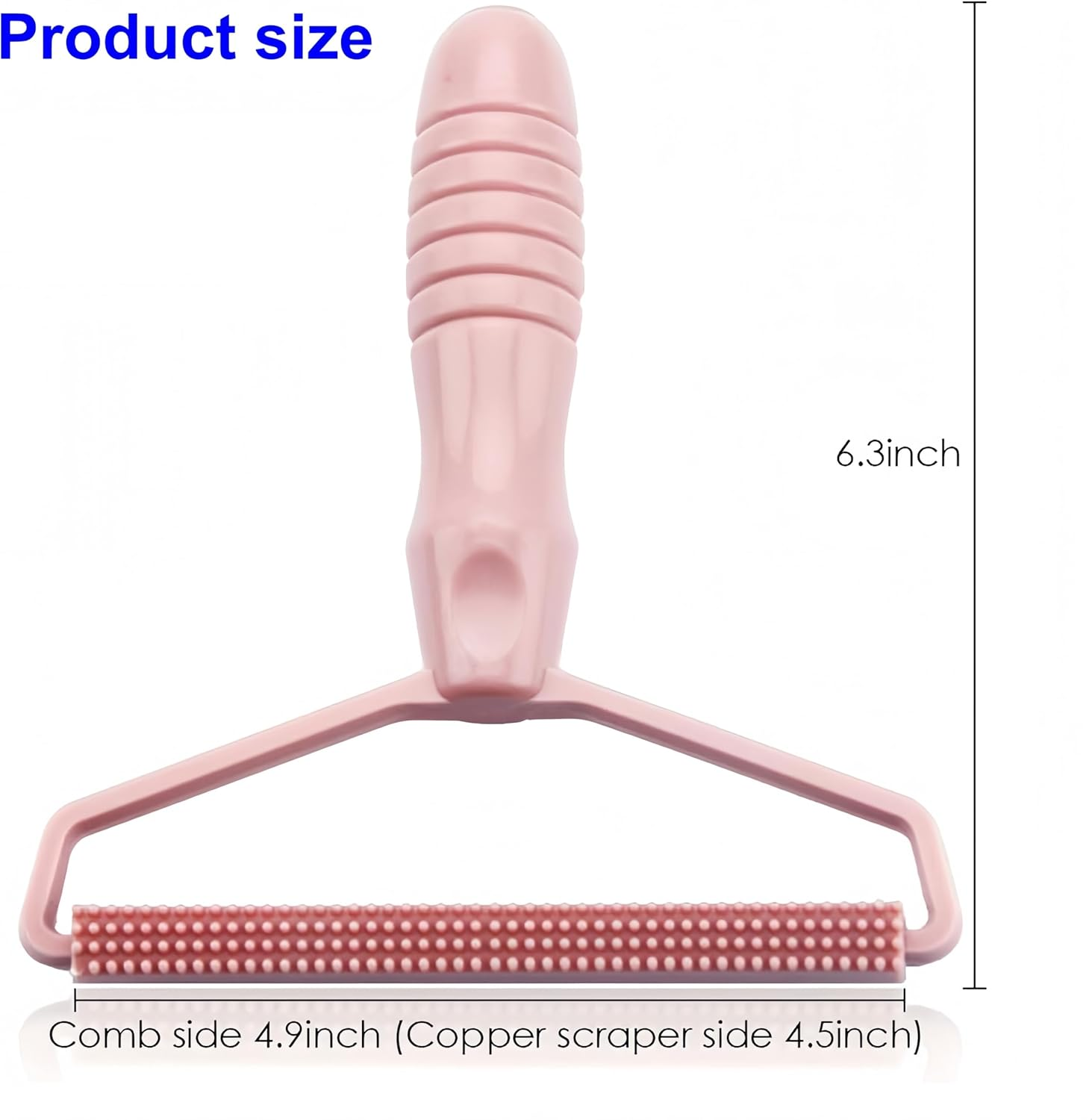 Febohao 2Pcs Cat Dog Pet Hair Remover Double Sided Lint Remover for Clothes Furniture Blanket Clothes Bedding Car Mat Pet Tower Fabric Shaver Reusable Manual Scraper Cleaning Brush Tool