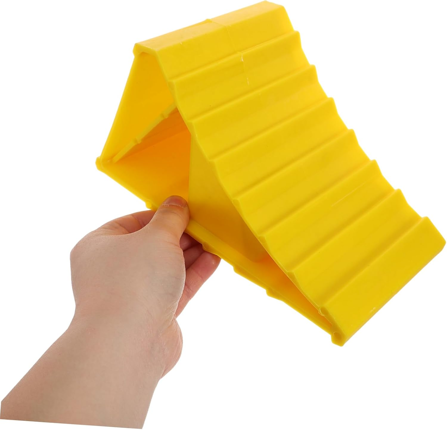 NAMOARLY Plastic Car Wheel Chocks Heavy Duty Wheel Stoppers for Travel Trailers Rvs Cars Camper Garage Automotive Portable Tire Support Pad Chocks image number 6