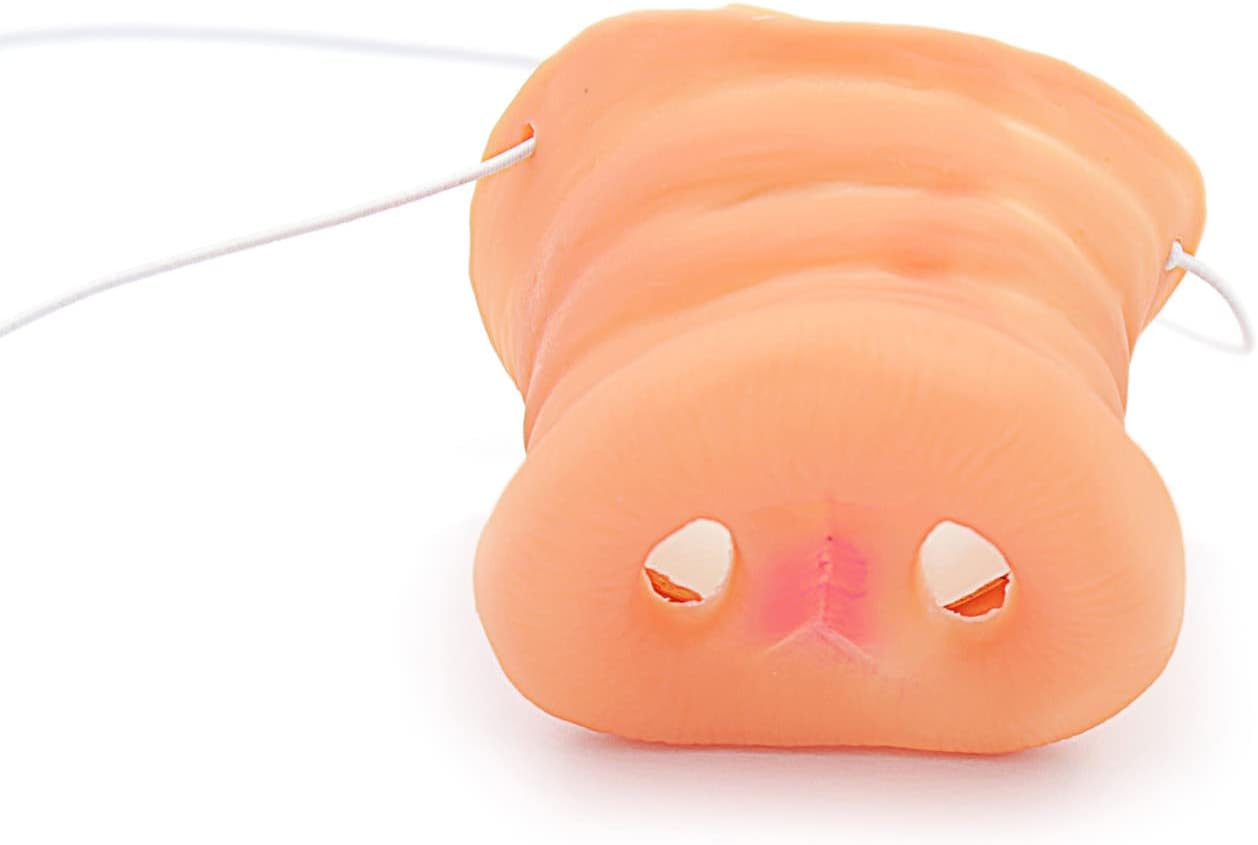 Pig Nose Hog Snout Latex Free Kids Piggy Role Play Halloween Costume for Children Adult image number 4