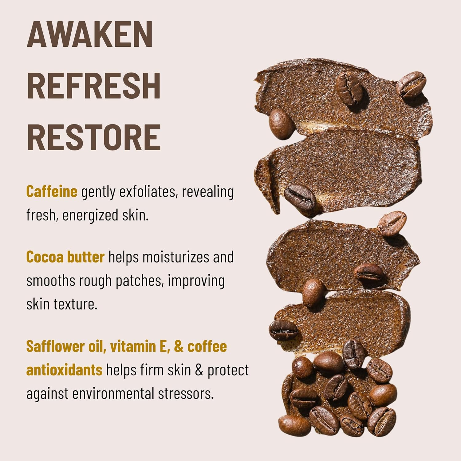 Cocoon Dak Lak Coffee Face Polish with Cocoa Butter & Safflower Oil. 100% Vegan Exfoliating Scrub for Smooth & Glowing Skins | anti Blackheads, Enlarged Pores, Wrinkles & Fine Lines (150Ml)