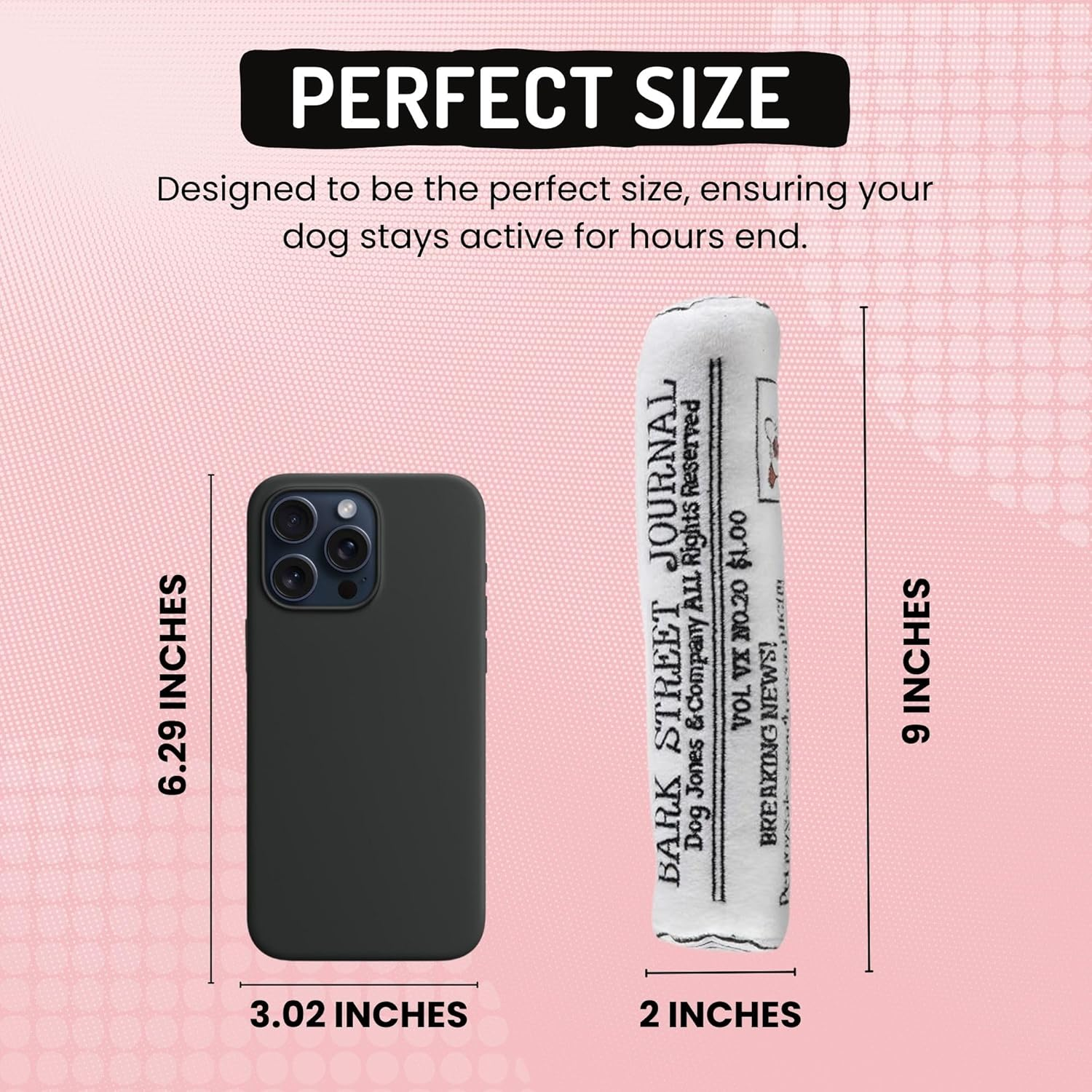 Dog Diggin Designs Runway Pup Collection | Unique Squeaky Plush Dog Toys - Pr&ecirc;t-&Agrave;-Porter Dog Bones, Balls & More image number 2