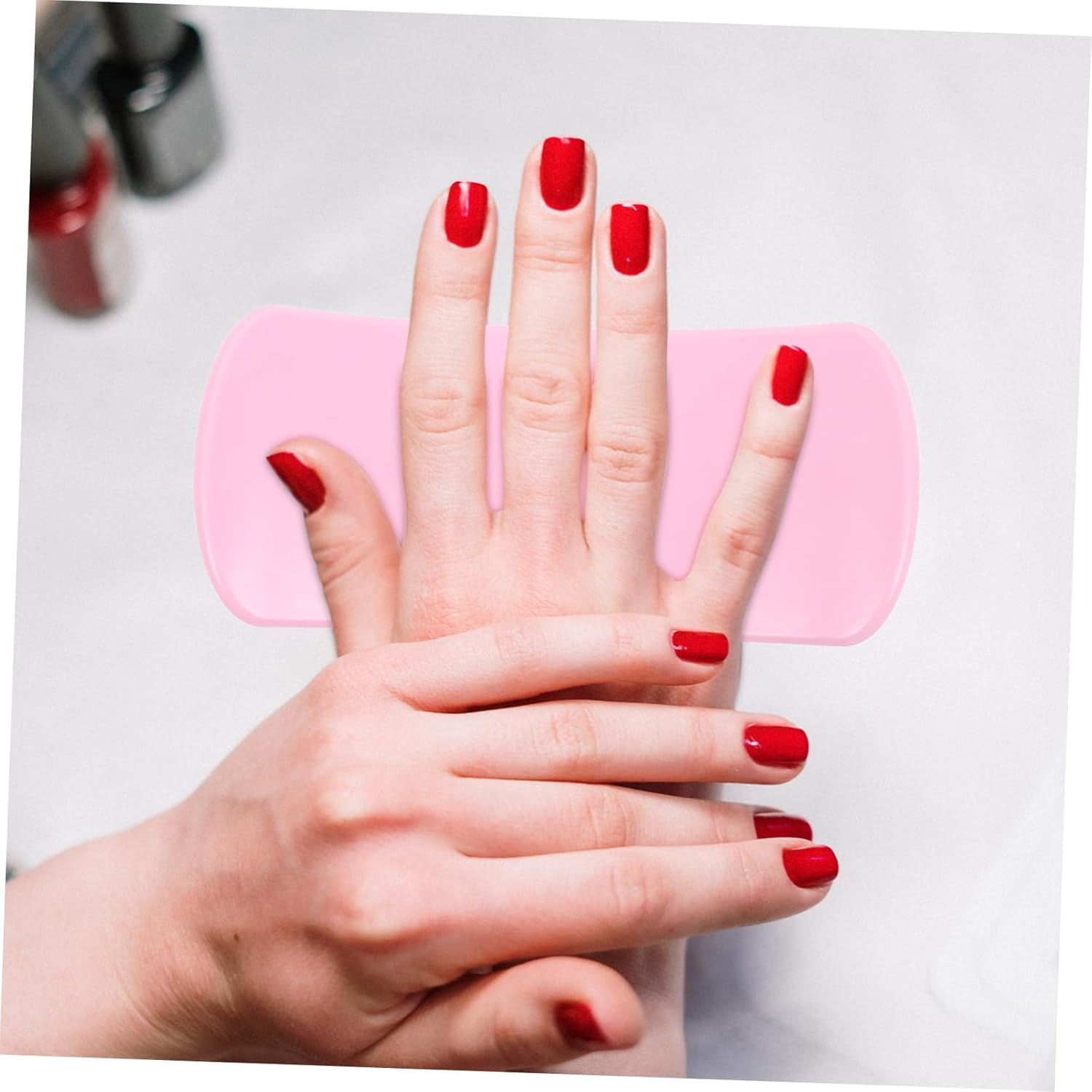 Beavorty Portable Nail Salon Hand Pillow with Detachable Design Comfortable Wrist Support Mini Nail Rest Cushion at Home and Salon