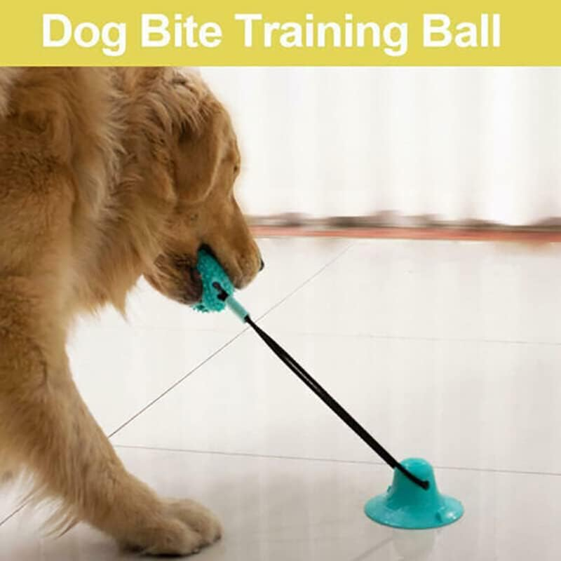 Pet Molar Bite Toy Multifunction Floor Suction Cup Dog Balls Interactive Puppyau image number 4