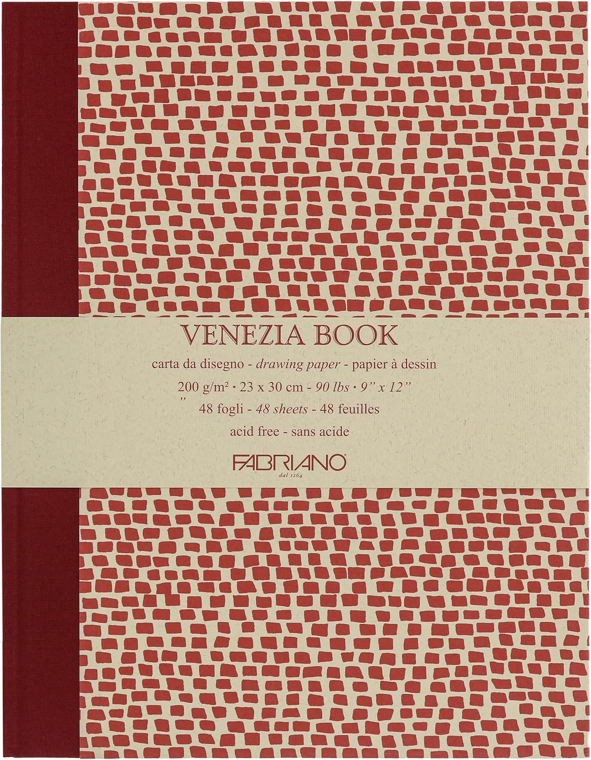Fabriano 200GSM Venezia 48 Sheets Book, 23 Cm X 30 Cm Size image number 1