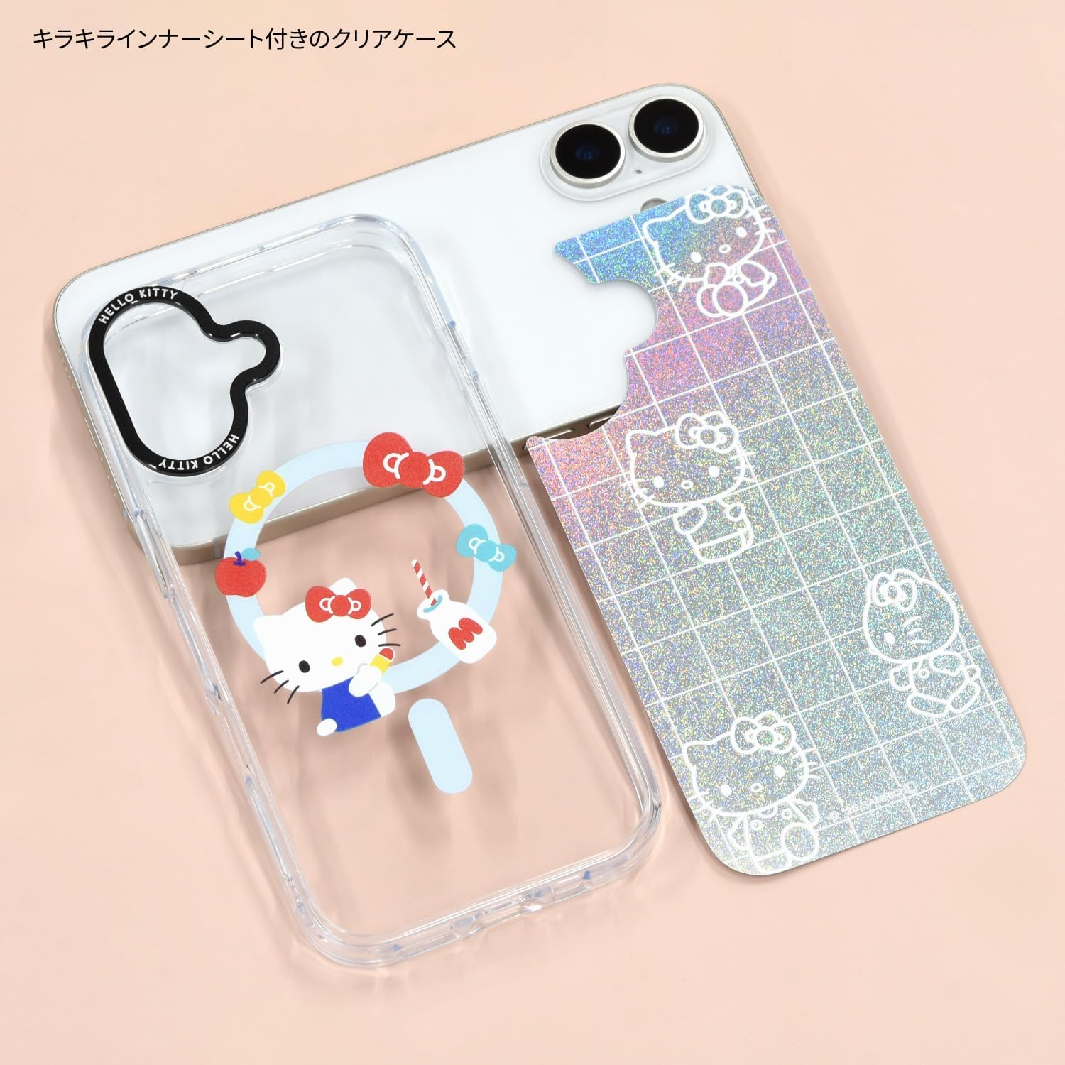 Gourmandies Sanrio Characters Camera Frame Iphone 17 Magsafe Compatible Case Hello Kitty SANG-590KT - Chromi image number 7